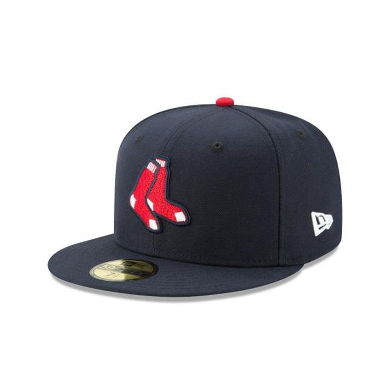 MLB Boston Red Sox Authentic Collection 59Fifty Fitted (GSA7248) - Blue New Era Caps